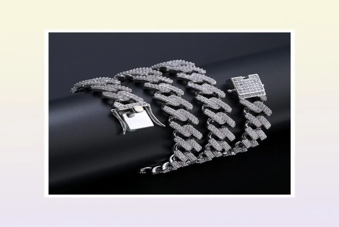 Дизайнерские ювелирные изделия заморожены подвесной роскошной ожерелье мужское бриллиантовое звено -сеть