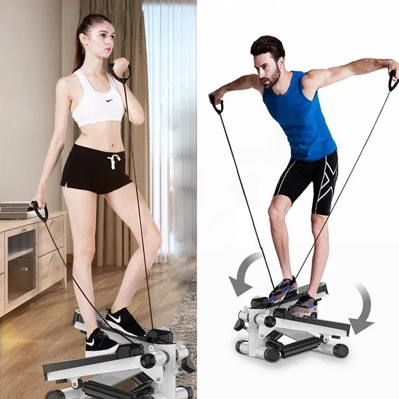 MINI Stepper Exercise Exercise Slimming Treact Step Step Herock -Picycle Postable Pedal Fitness Machine 240416