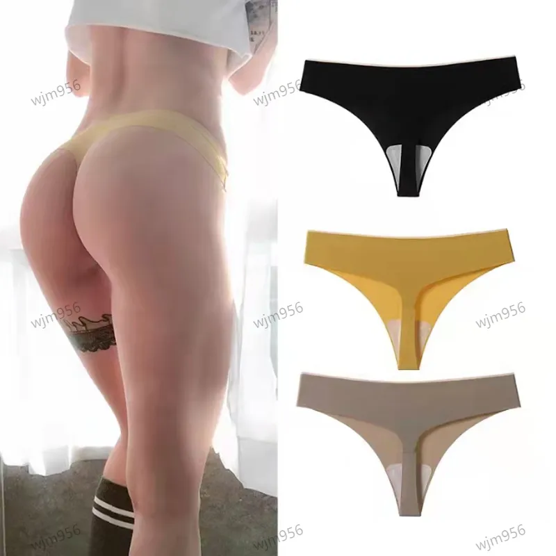 Ll ondergoed sexy yoga sport shorts antibacteriële traceless onzichtbare fitness ademende low -toegenomen lopende ontwerper bikini badmode essentiële string