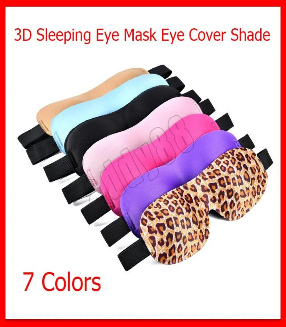 2019 New Vision Care 3D Masques de couchage à l'œil naturel 2019 ombre de voyage Eyepatch 7 couleurs DHL 1471109
