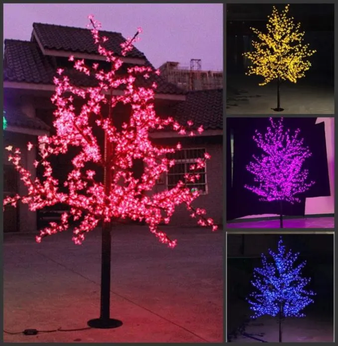 LED Christmas Light Cherry Blossom Tree 480pcs Bulbes LED 15m5ft Hauteur à l'intérieur ou à l'extérieur Utiliser Drop Aperproof4525406