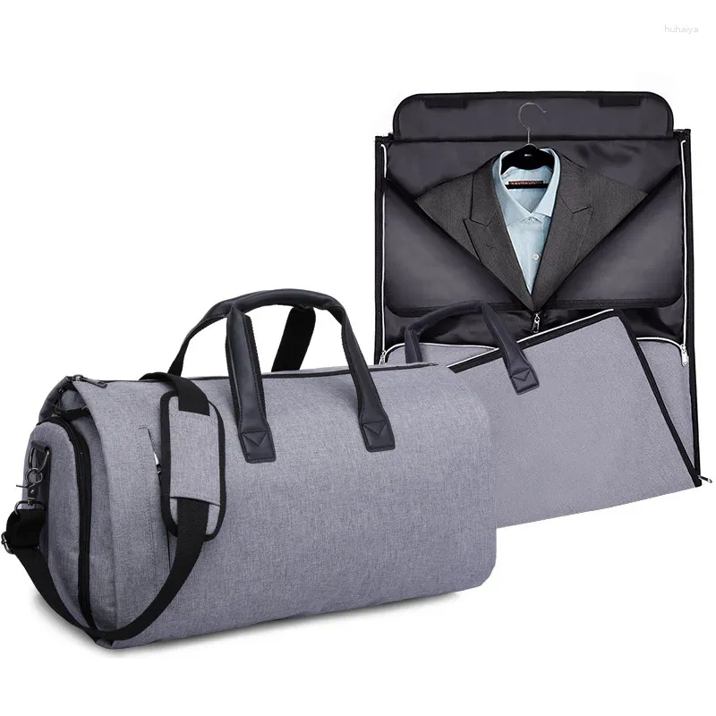 Duffel Bags Kleidungsstück mit Schultergurt Luxus für Männer Crossbody Frauen hängen Anzug Reisen 2024