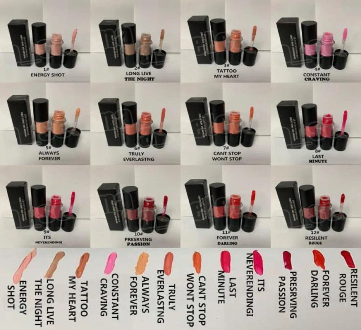 Lips Makeup lip Gloss Matte Liquid Lipstick Lips Makeup Versicolour Lipgloss Sexy Glosses Cosmetics 85ml6914093