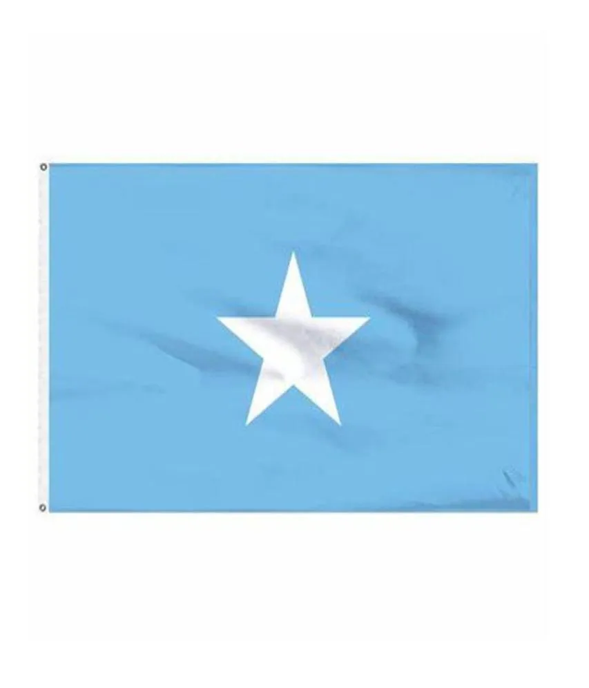 Bandiera Somalia di alta qualità 3x5 ft Banner nazionale 90x150 cm Regalo per feste del festival 100D in poliestere in poliestere bandiere stampate all'aperto e bann1385406