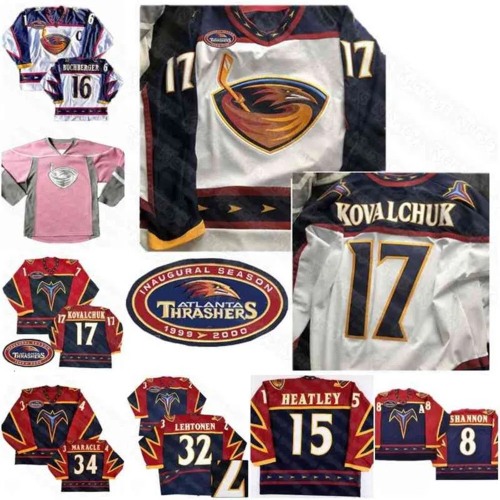 CEO17 Ilya Kovalchuk 1999-2000 Atlanta Thrashers Jersey Heatley Enstrom Hossa Chelios Peverley Scott Mellanby Lehtonen Hainsey MacArthur Darryl