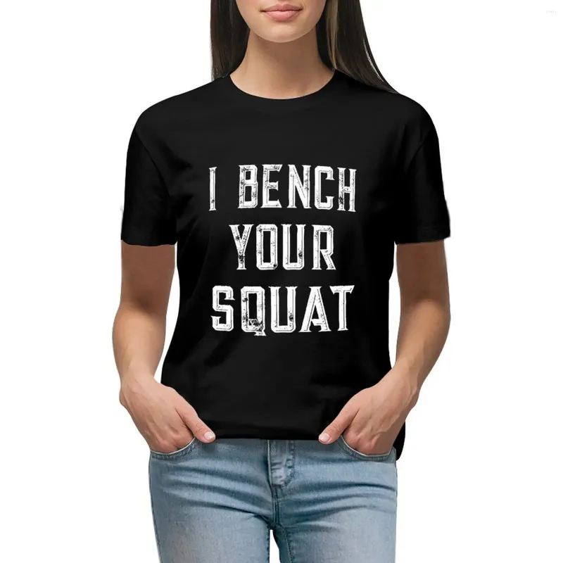 Damespolo's I Benen je squat t-shirt schattige kleding shirts grafische T-stukken tops t voor dames