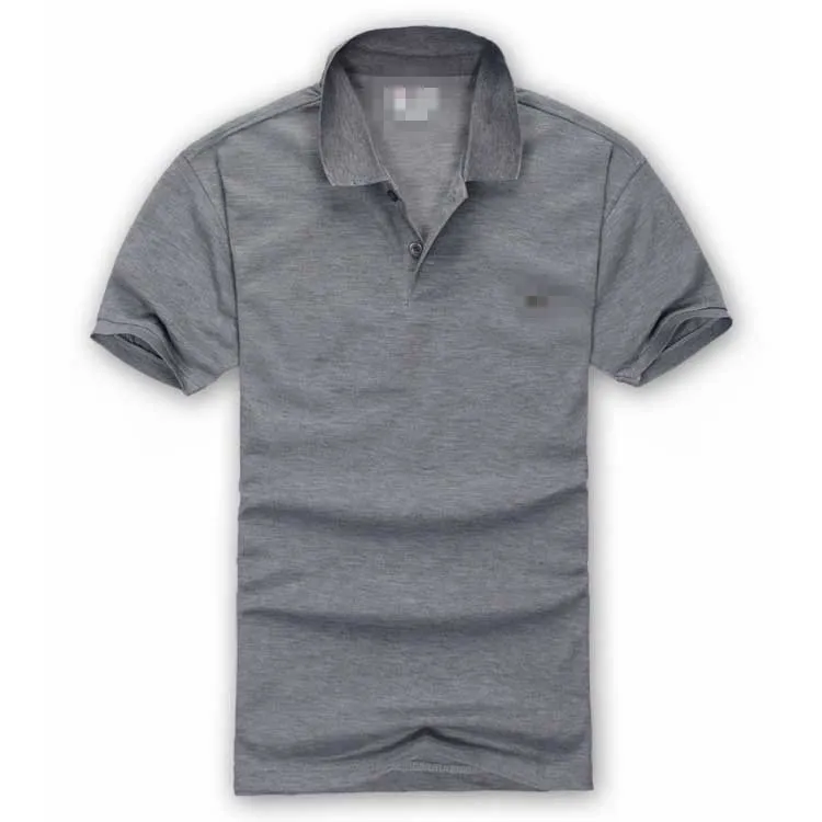 T-shirt de golfe masculina de vendas de vendas de vendas de vendas, feita de algodão, rua alta confortável, secagem rápida, negócios respiráveis e roupas de lazer, top masculino