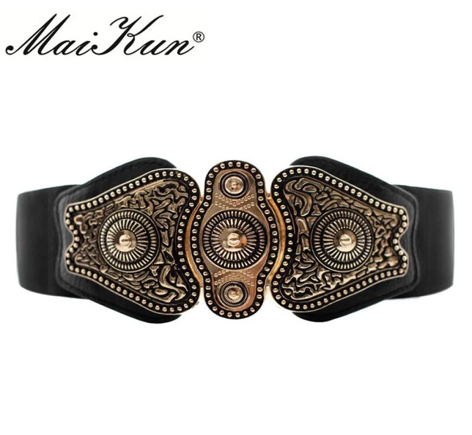 Maikun Wide Belts for Women Belt Designer Brand Elastic Belt High Quality 201117945406