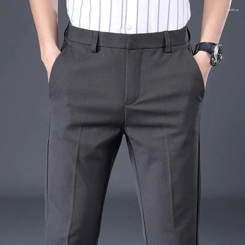 Men's Pants Spring Autumn Trousers High-end Straight Loose Draped Casual Suit Men Korean Designer Clothes