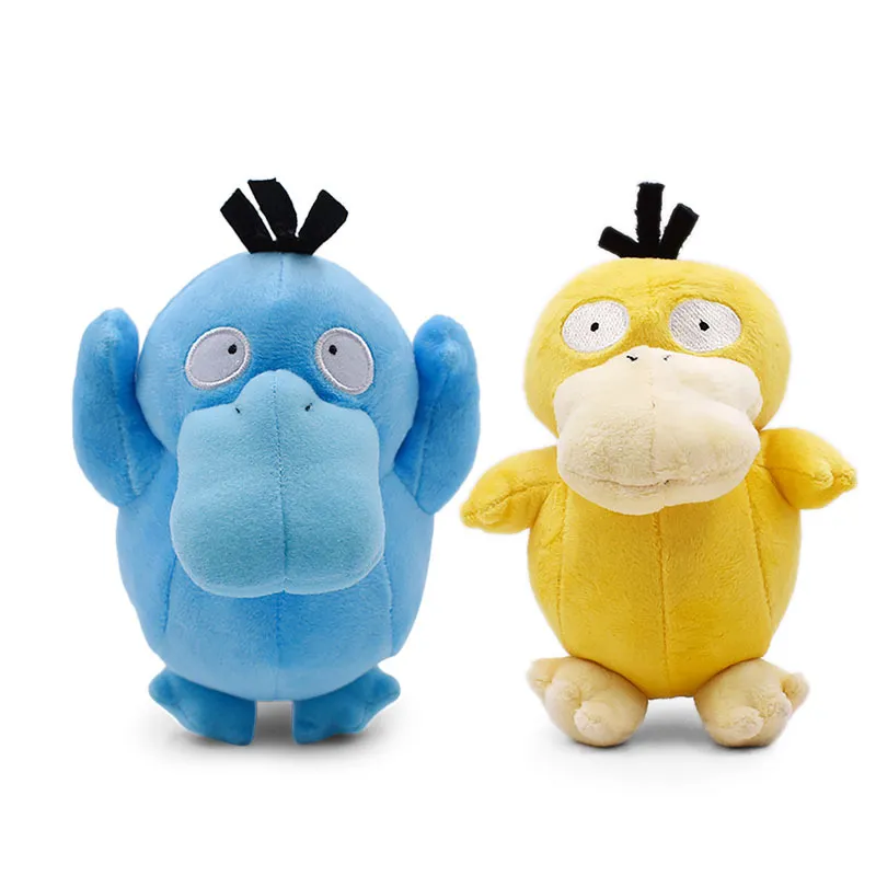 15-17 cm encantadores patos lujosos animales de peluche de juguetes dibujos animados amarillo azul quacker muñeca de pie pato peluche juguetes de juego para niños