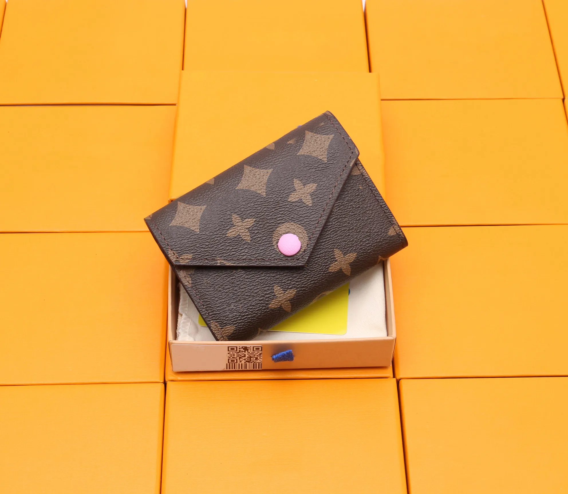 Designer Button Women Short Wallets European Style... From Louisbag6891 ...