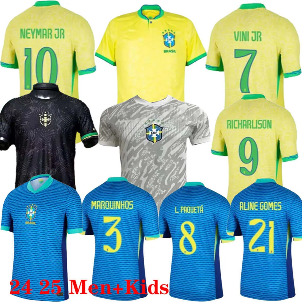 S Soccer 2023 22 Brezilya 2024 L.Paqueta Neymar Vini Jr. 23 P.coutinho Richarlison Futbol Gömlek G.Jesus T.Sia Bruno G. Pele Casemiro Erkek Kadın Çocuklar Hirt Wo Kid Et