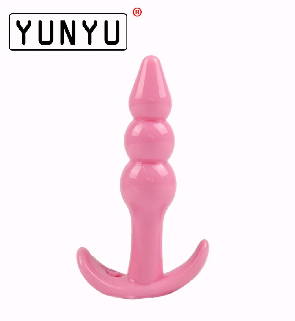 1pc Anal Plug Jelly Toys Real Skin Feel Feel Sex Toys Sex Products Butt Plug Juguetes für Männer Frauen 2 Stil C181127017446906