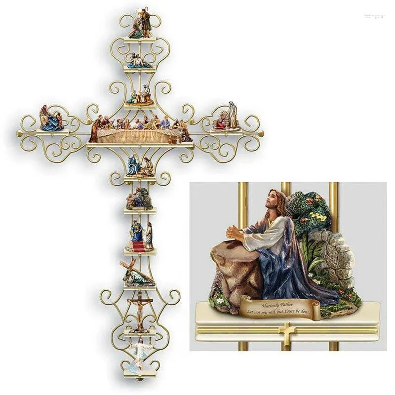 Wandaufkleber Aufkleber Leben des Christus Anzug für viele verschiedene Typen Oberflächen Kreuz religiöse Sammlung Display Aufkleber Dekor