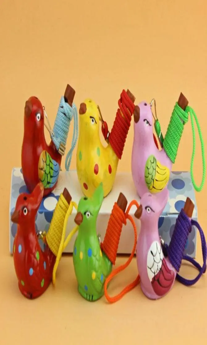 Керамическая водяная птица свистка Песня Песня Ширпс украшения для детских детских подарков вечеринка.