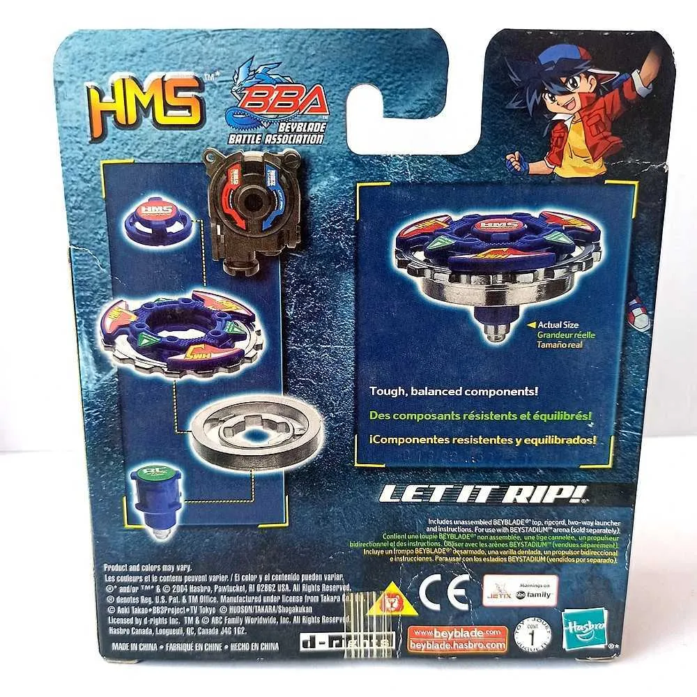 Beyblades Genuine Hard Metal System Tip Top A 136, A To Z, B