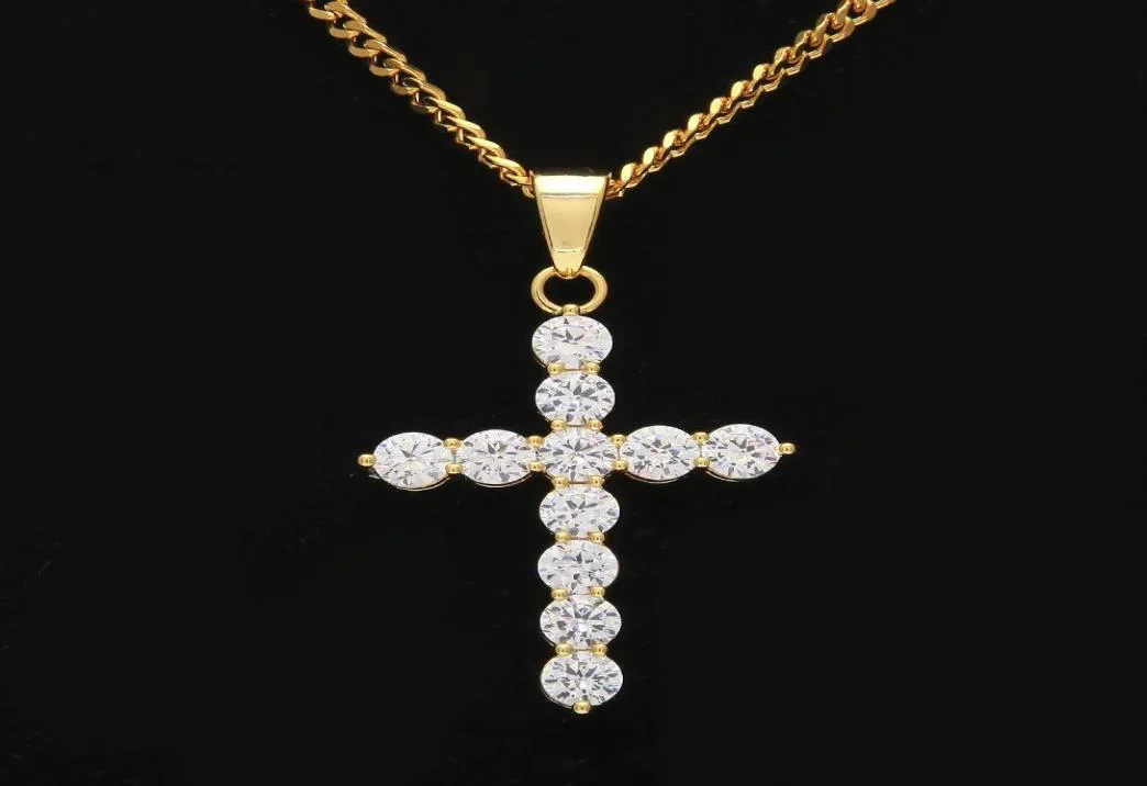 Новое хип -хоп серебряный ожерелье для ожерелья женские ювелирные изделия свадебная мода CZ Кубическое циркон каменное подвесное ожерелье7057457