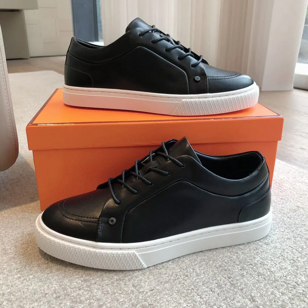 Italië merk mannen nappa lederen trainers schoenen grijs zwart witte sneakers dagelijkse korting schoeisel groothandel feestjurk skateboard wandelen EU38-46