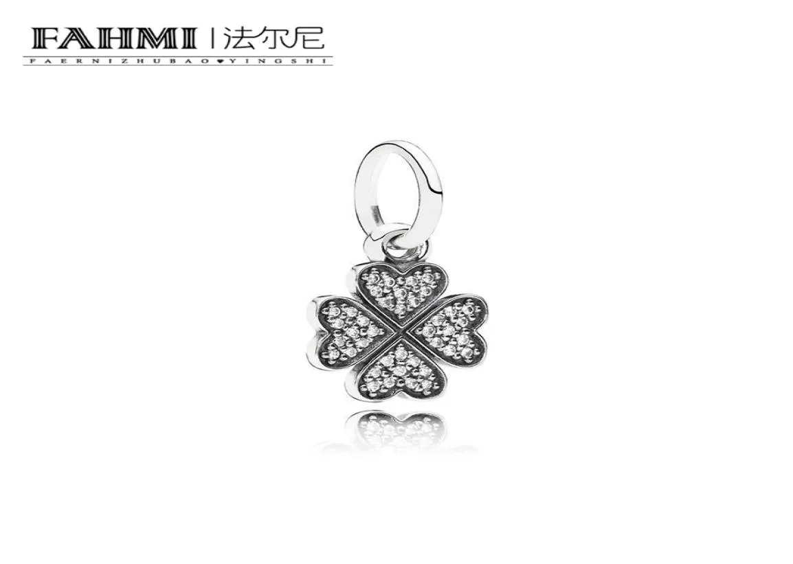 FAHMI 100 925 STERLING Silver 11 Original 791309CZ Temperament authentique Glamour Glamour rétro Pendant Mariage Femmes Bijoux 3105536