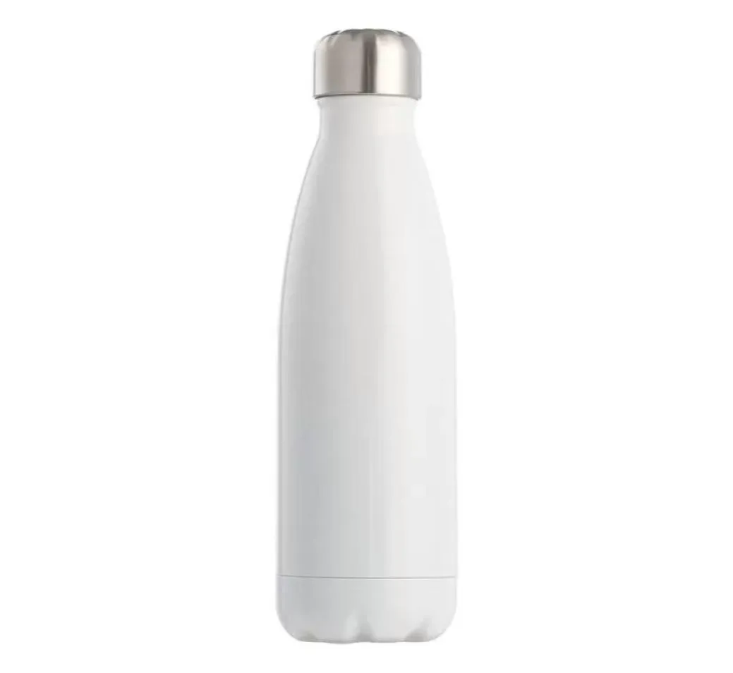 Sublimación en blanco de bricolaje 17oz Botella Frasco Frasco Sports Botella de acero inoxidable Thermos con tapa Xu 01203243195