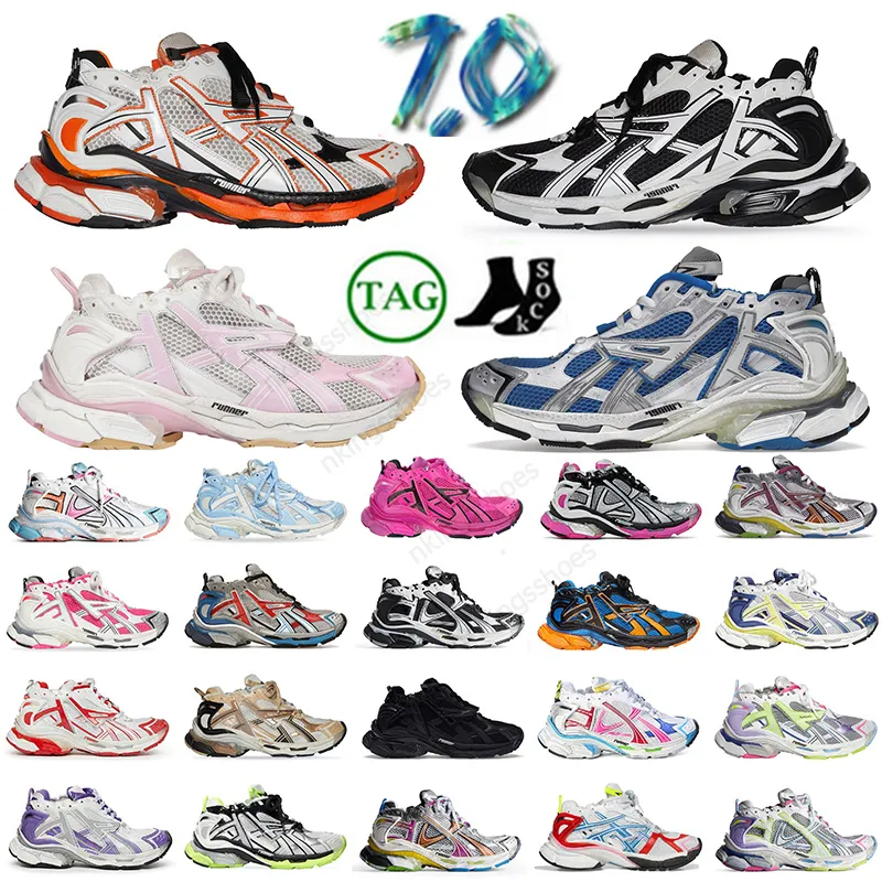 Scarpe eleganti da uomo Donner 7.0 Pass parigino Graffiti Sneaker gialle lime sneaker nere blu rosa blu corridori 7.5 Balesigas jogging tracce 7 grandi dimensioni 46