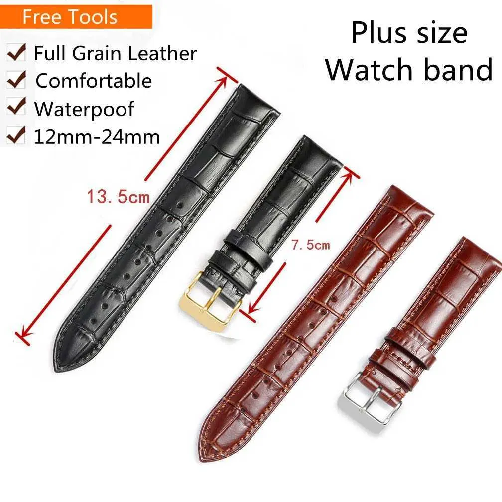 Schauen Sie sich Bands und Langgröße True Belt 14/14/18/20/22/24 mm Stahlnadelschnalle -Gurt Armband Q240430