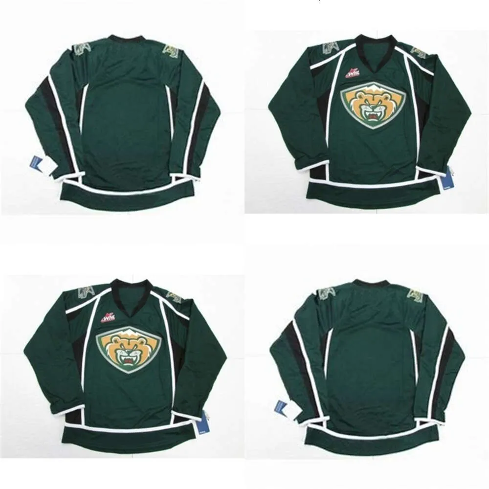 KOB Custom Everett Silvertips Jerseys Mens Womens Youth 100% broderie Cusotm tout nom n'importe quel numéro vintage Ice Hockey Jerseys