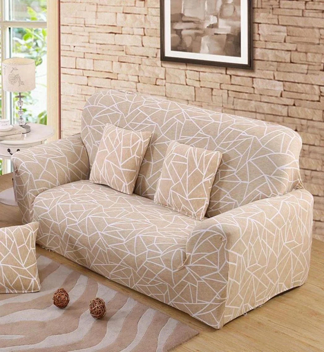 SOFA täcker stretchmöbler täcker elastiska för vardagsrummet copridivano slipcovers för fåtöljer soffa5782598