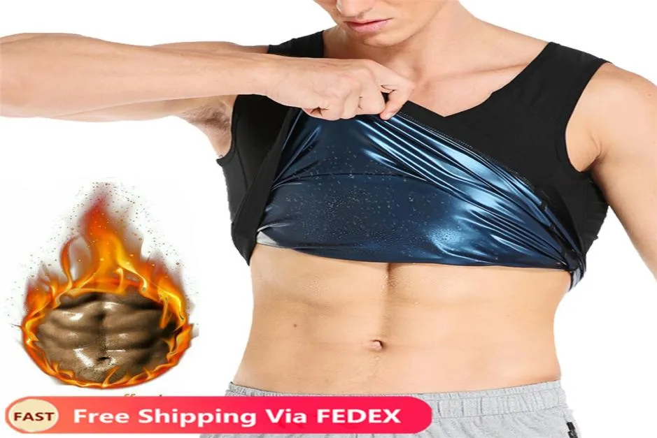 MENS OCH WOMENS SWEAT BAUNA SHAPER VEST BODY MIDA TRAINER SLAND COMPRIPTION FAPEWEAR Corset Reductor de Abdomen3187380