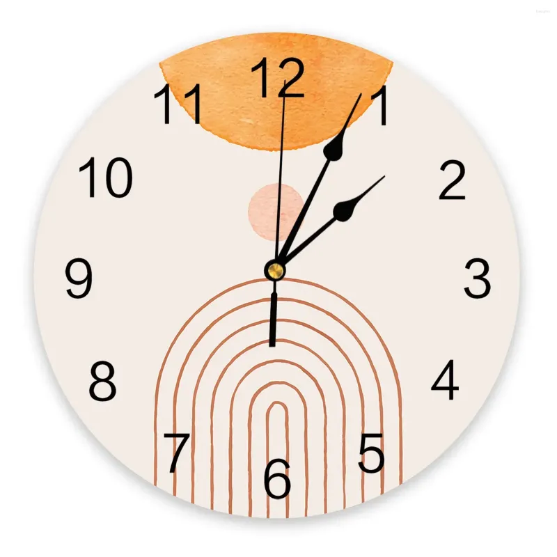 Настенные часы современное минималистское искусство Большая детская комната безмолвные часы офис домашний декор подвесной подарок