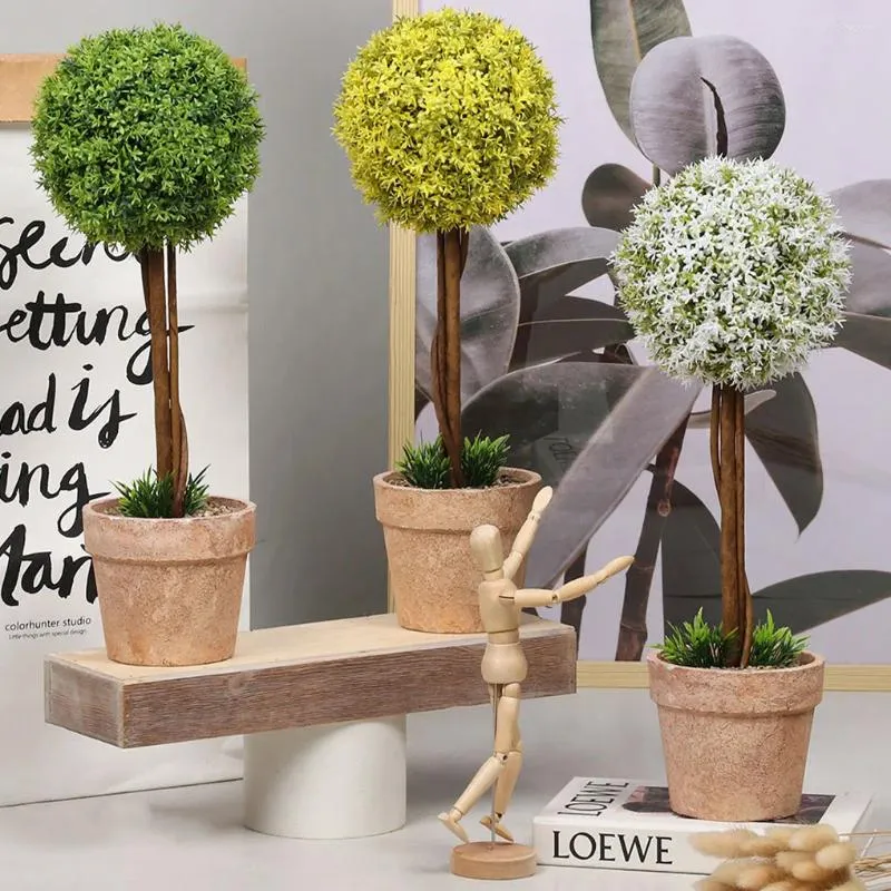 Flores decorativas ao ar livre com estas plantas vibrantes e realistas, adicionando ampla gama de usos verdes fy118-brancos Babytear