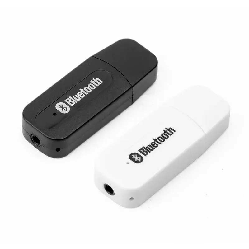 Bluetooth -adapter 3,5 mm Muziekontvanger Bluetooth Audio -ontvanger USB Bluetooth Stick USB -voeding 3,5 mm Audiogegevenskabel