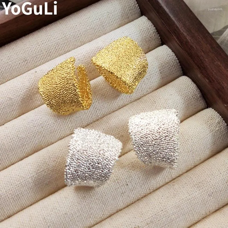 Stud Earrings Modern Jewelry Style Metallic Geometric For Women Girl Party Gift Simply Ear Accessories Drop