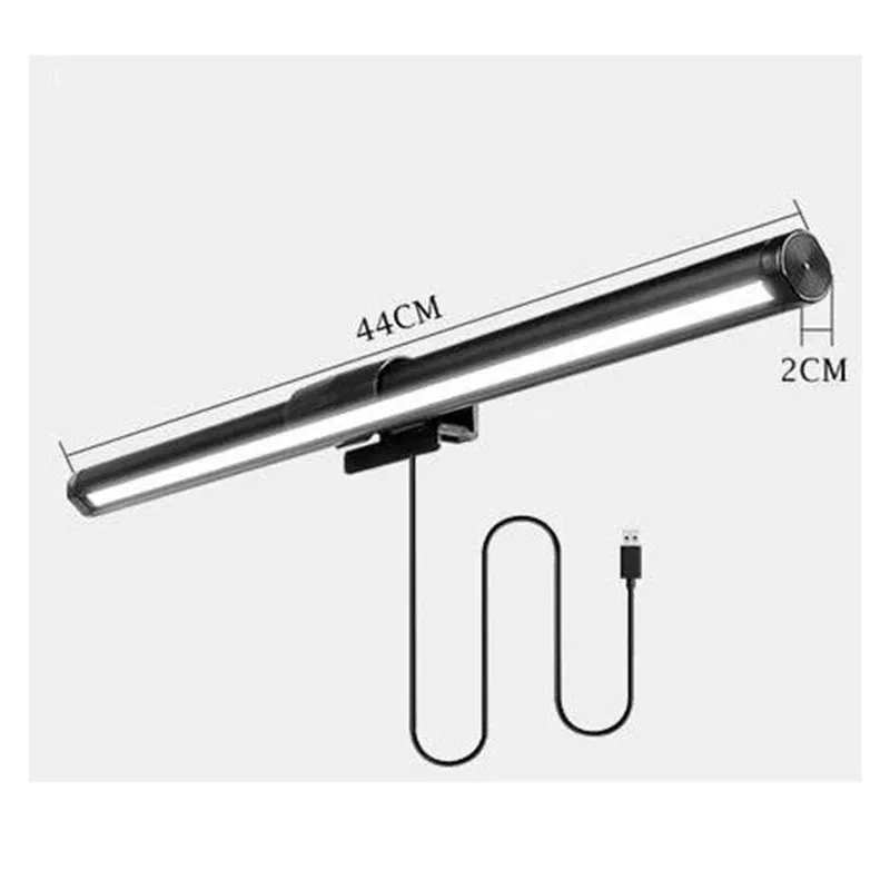 Table Lamps Curved/Direct LED Computer Screen Light Backlight Monitor Bar Eye Protection Adjustable RGB Study Office Reading Lighting