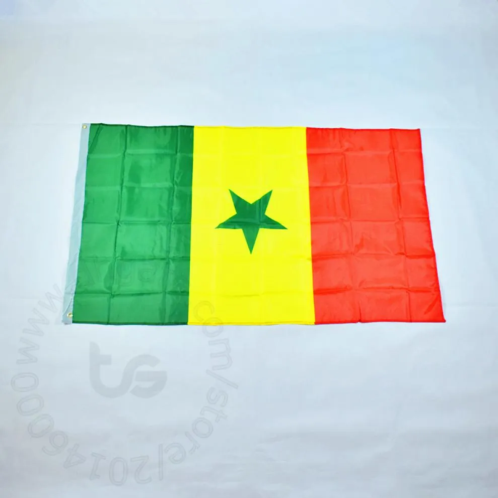 Senegal senegalesische Bannerflagge 90150 cm Hanging National Flag Home Dekoration Senegal Senegalesische Banner9085326