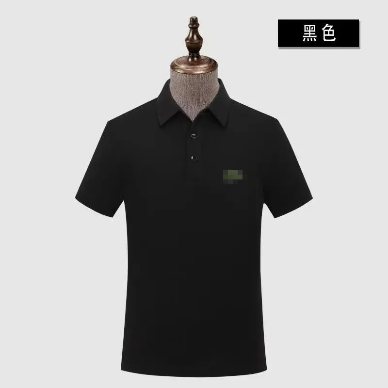 Erkek Polos Yaz Sıcak Satış Süper Serin Marka Erkek İşlemeli T-Shirt Golf Gömlek Kısa Kollu Hızlı Kurutma Nefes Alabilir Gömlek Top Erkekler İş Gündelik Giyim