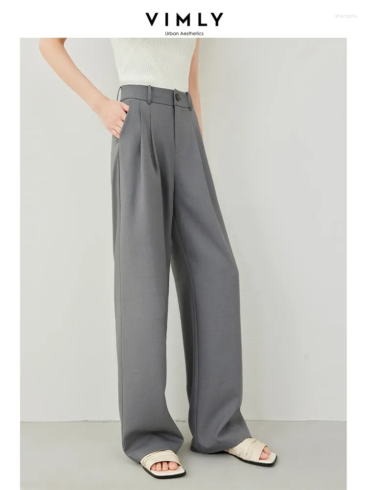 slim fit dress slacks High Rise Pants with Darts for Tall Women in Ash Grey Mix 8 / Tall / Ash Grey Mix main image 1