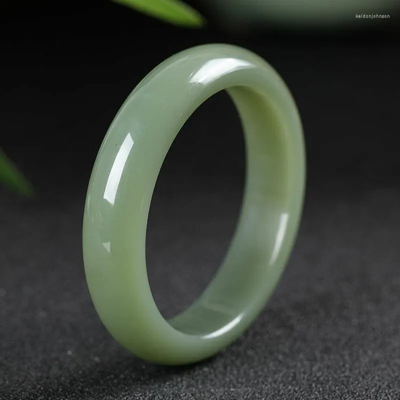 Bangle Magasin extérieur Mongolie Haute imitation Xinjiang Hetian Jade Lake Green Bracelet Qiemo Blue Women's J