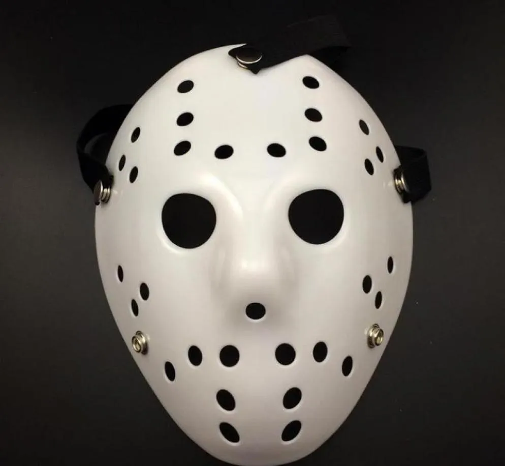 Vita porösa män maskerar Jason Voorhees Freddy Horror Movie Hockey Scary Masks For Party Women Masquerade Costumes8873801