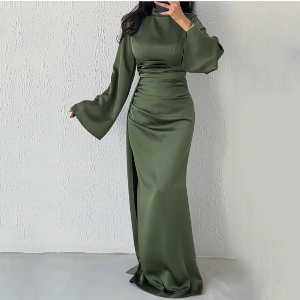 how to dress up a plain long black dress RIVER COTTON SLUB 3/4 SLEEVE A-LINE MIDI DRESS  Velvet by Graham & Spencer