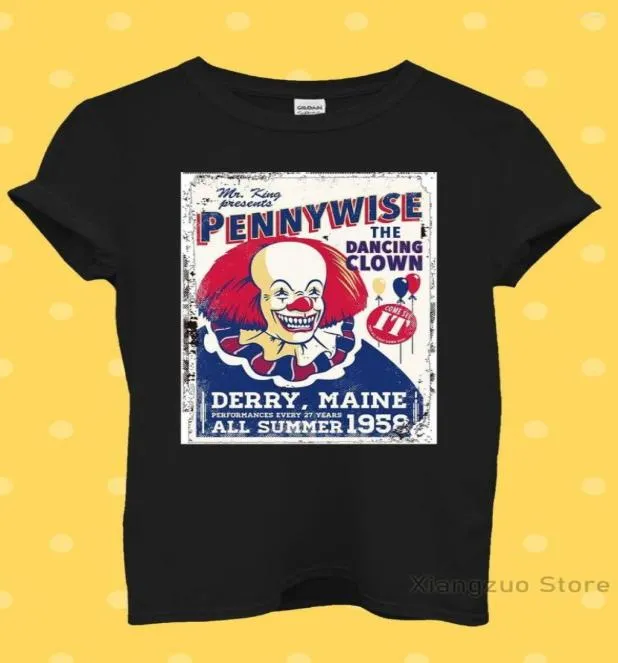 MEN039S T Shirts Pennywise The Dancing Clown Shirt Men Women Women Unisex Baggy Boyfriend 191760508