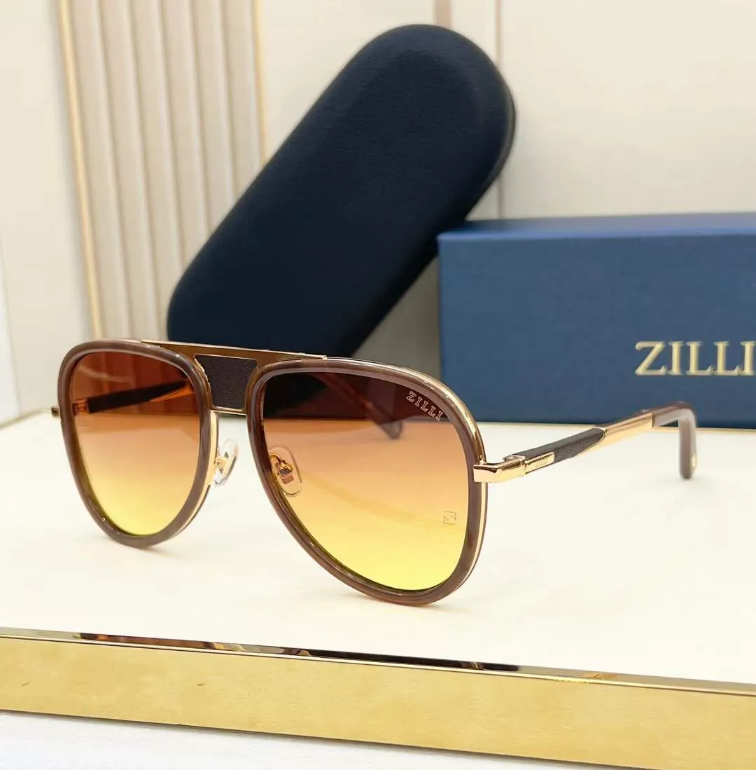 5aaaaaa de haute qualité + Nouvelles lunettes de soleil vintage Fashion Sortie acétate importée UV400 LENS POLALISE FEMMES Men Zilli Zi-180123 Taille 59-17-143