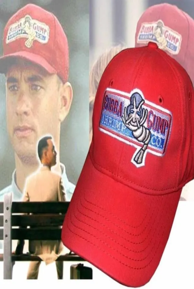 1994 Bubba Gump Karides CO Beyzbol Şapkası Forrest Gump Kostüm Cosplay İşlemeli Snapback Cap Menwomen Summer Cap3595612