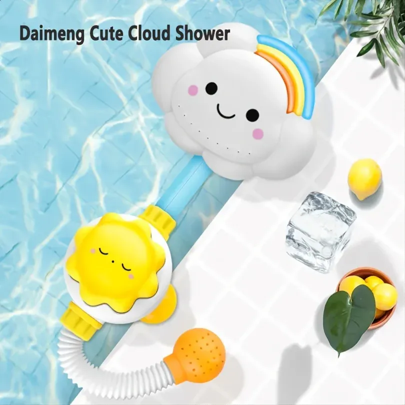 Gebruik dit wolkenvormige babydouchespeelgoed om je baby te laten genieten van badtijd 240426