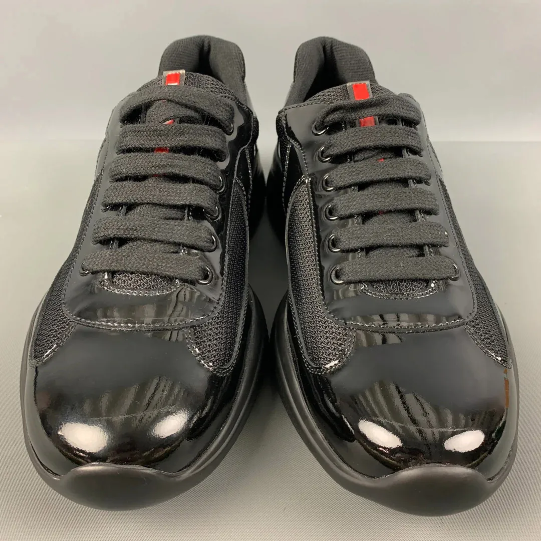 UOMINO DONNE AMERICA CUPA XL Sneaker in pelle Sneakers di alta qualità in pelle piatto piatto piatto a mesh black-up scarpe casual corridore per scarpe sportive per esterni SPORT SPORT TIME 36-47 con scatola