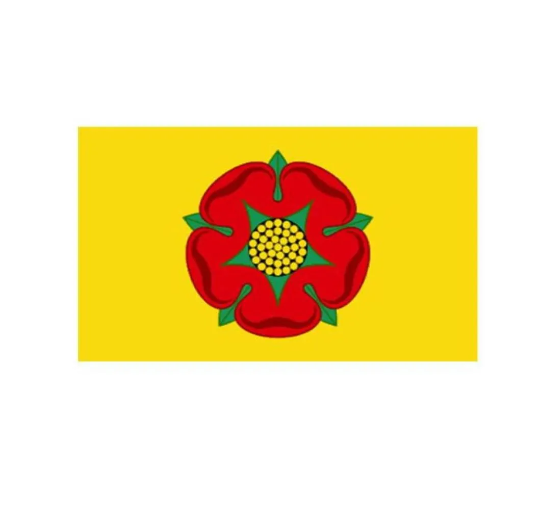 Lancashire vlag Hoogwaardige 3x5 ft Engeland County Banner 90x150cm Festival Party Gift 100D Polyester Indoor Outdoor Gedrukte vlaggen2397865