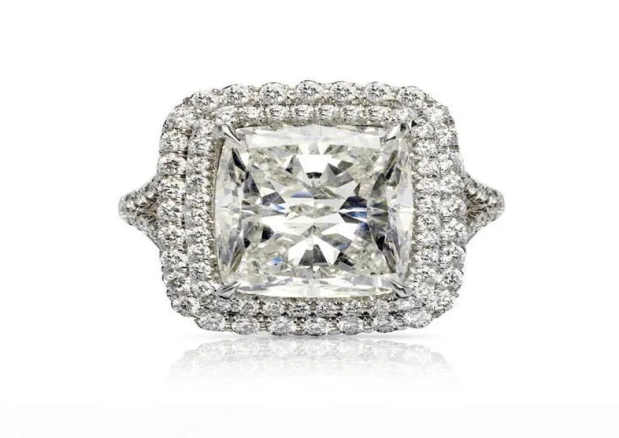 A Victoria Wieck Luxury Jewelry 925 Sterling Silverprinss tagliata Big White Clear Topaz Cz Diamond Eternity Women Wedding Band Ring 4402932