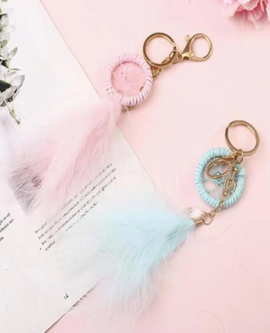 Fashion Aessoriescolors Keychain Dreamcatcher Bag Pendant Decoration Gift Handmade Mini Mordern Style Dream Catcher Keychains 165037394