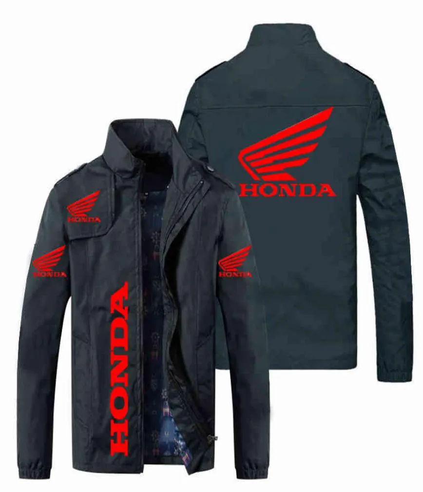 2022 Spring Herbst Herbst Mens Jackets Honda Car Flügel Rot bedrucktes Windbreaker Fody Motorcycle Herren Kleidungsschichten 4828360