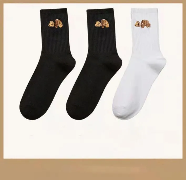 SOCKS Designer Lüks Palm Socks 2 Renk Moda Melek Melek Gündelik Pa Behand Bear Beatble Basketbol Futbol B3811590